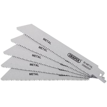 Draper Bi-Metal Metal Cutting Reciprocating Sabre Saw Blades