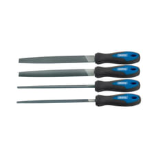 Draper 4 Piece Soft Grip Engineers File Set