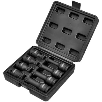 Draper 8 Piece 1/2" Drive Tamper Proof Impact Spline Socket Bit Set