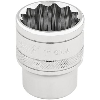 Draper 3/8" Drive Polished Finish Hi Torq Bi Hexagon Socket Imperial