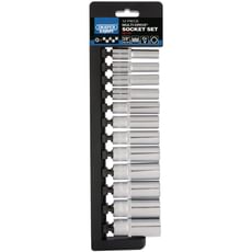 Draper Expert 12 Piece 3/8" Drive Bi Hex Multi Drive Socket Set Metric