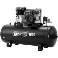 Draper DA150/369S Stationary Belt Driven Air Compressor 150 Litre