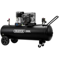 Draper DA200/369M Belt Driven Air Compressor 200 Litre