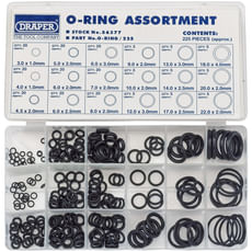 Draper 225 Piece O Ring Assortment