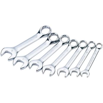 Draper 7 Piece Midget Hi Torq Combination Spanner Set Metric