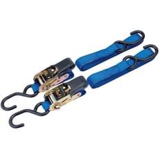 Draper Ratchet Tie Down Strap Set S Hooks