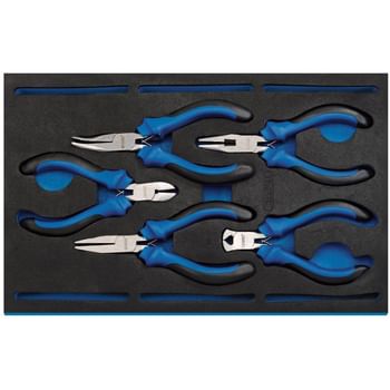 Draper 5 Piece Precision Plier Set In Eva Insert Tray
