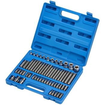 Draper Expert 61 Piece Combination Drive Mechanics Torx Socket and Bit Set