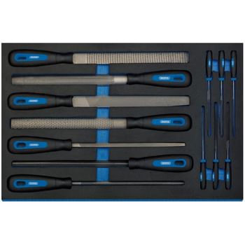 Draper 13 Piece Hand File Set In Eva Insert Tray