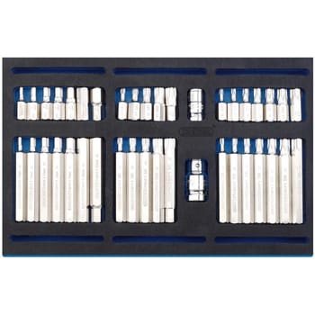 Draper 40 Piece Screwdriver Insert Bit Set In Eva Insert Tray