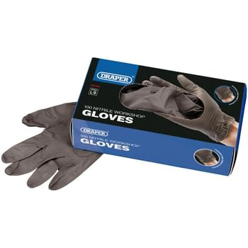 Draper Workshop Nitrile Gloves