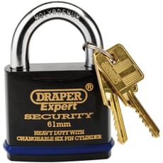 Draper Expert Heavy Duty Steel Padlock