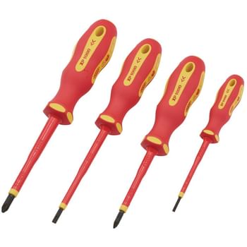 Draper Expert 4 Piece Ergo Plus VDE Insulated Screwdriver Set