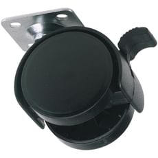 Draper Twin Nylon Wheeled Castor and Brake