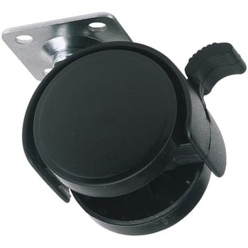 Draper Twin Nylon Wheeled Castor and Brake