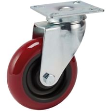 Draper Swivel Plate Fixing Polyurethane Wheeled Castor