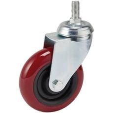 Draper Swivel Bolt Fixing Polyurethane Wheeled Castor