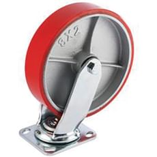 Draper Swivel Plate Fixing Heavy Duty Polyurethane Wheeled Castor