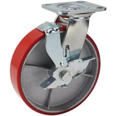 Draper Swivel Plate Fixing Heavy Duty Wheeled Casor and Brake