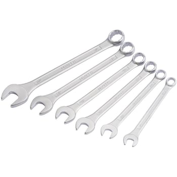 Draper Redline 6 Piece Combination Spanner Set Imperial