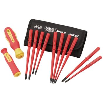 Draper Ergo Plus VDE Insulated Screwdriver Set