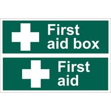 Draper First Aid Box Sign