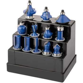 Draper 12 Piece 1/2" Router Bit Set
