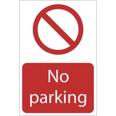 Draper No Parking Sign