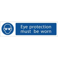 Draper Eye Protection Must Be Worn Sign