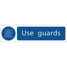 Draper Use Guards Sign