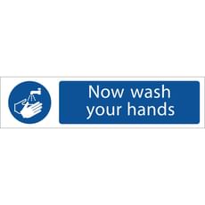 Draper Now Wash Your Hands Sign