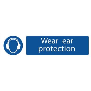 Draper Wear Ear Protection Sign