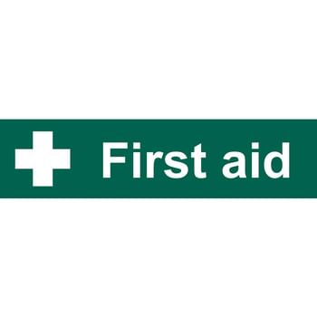 Draper First Aid Sign