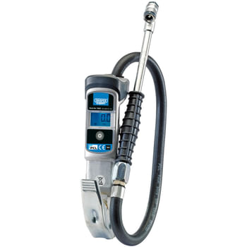 Draper Digital Gauge Air Line Inflator With Twin Connectors