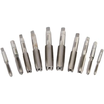 Draper 10 Piece Hand Tap Set Metric