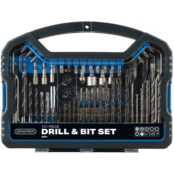 Draper 101 Piece Drill Bit and Accessory Set