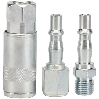 Draper 3 Piece 1/4" BSP Air Line Coupling Adaptor Set