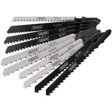 Draper Expert 10 Piece Assorted Jigsaw Blade Set