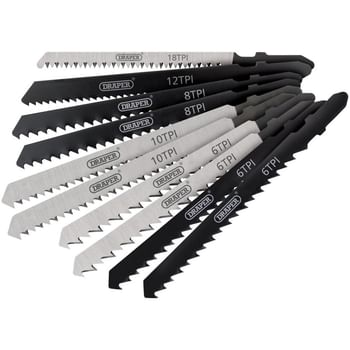 Draper Expert 10 Piece Assorted Jigsaw Blade Set