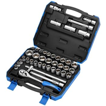 Draper 41 Piece 1/2" Drive Hexagon Socket Set Metric and Imperial