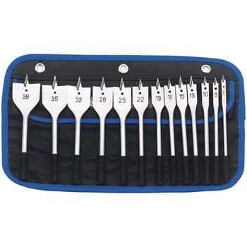 Draper 13 Piece Flat Wood Drill Bit Set