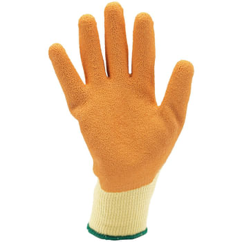 Draper Orange Heavy Duty Latex Coated Work Gloves