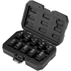 Draper 10 Piece 1/2" Drive Impact Hex Socket Set Metric