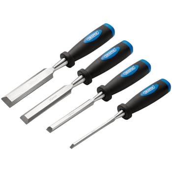 Draper 4 Piece Bevel Edge Wood Chisel Set