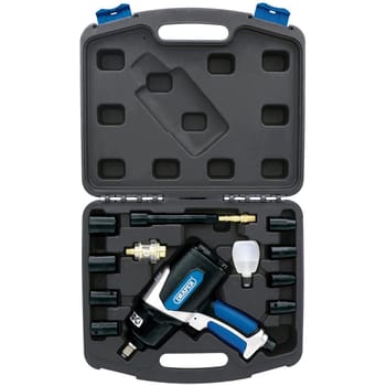 Draper DAT-AIWK Air Impact Wrench and Socket Set 1/2" Drive