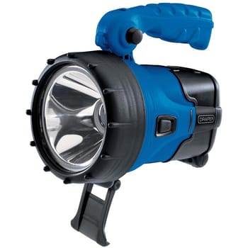 Draper Rechargeable LED Spotlight Torch and Powerbank