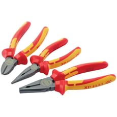 Draper 3 Piece XP1000 VDE Insulated Pliers Set