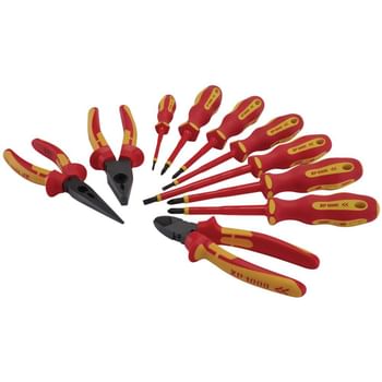 Draper 10 Piece XP1000 VDE Insulated Screwdriver and Pliers Set
