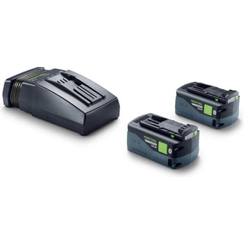 Festool 18v High Power Cordless 2 Battery 5ah and Charger Set