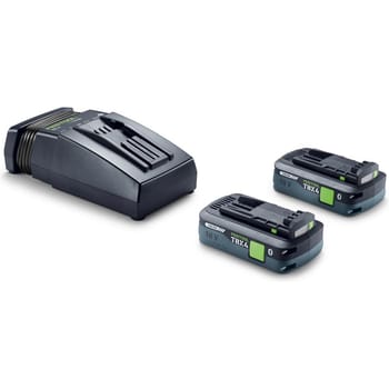 Festool 18v TBX Cordless 2 Battery 4ah and Charger Set